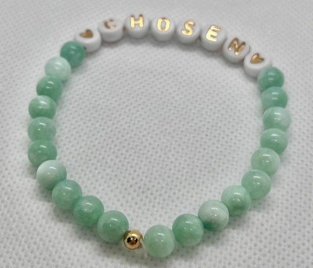 Jade Chosen Bead Bracelet – Elegant Stone Jewelry with Meaning