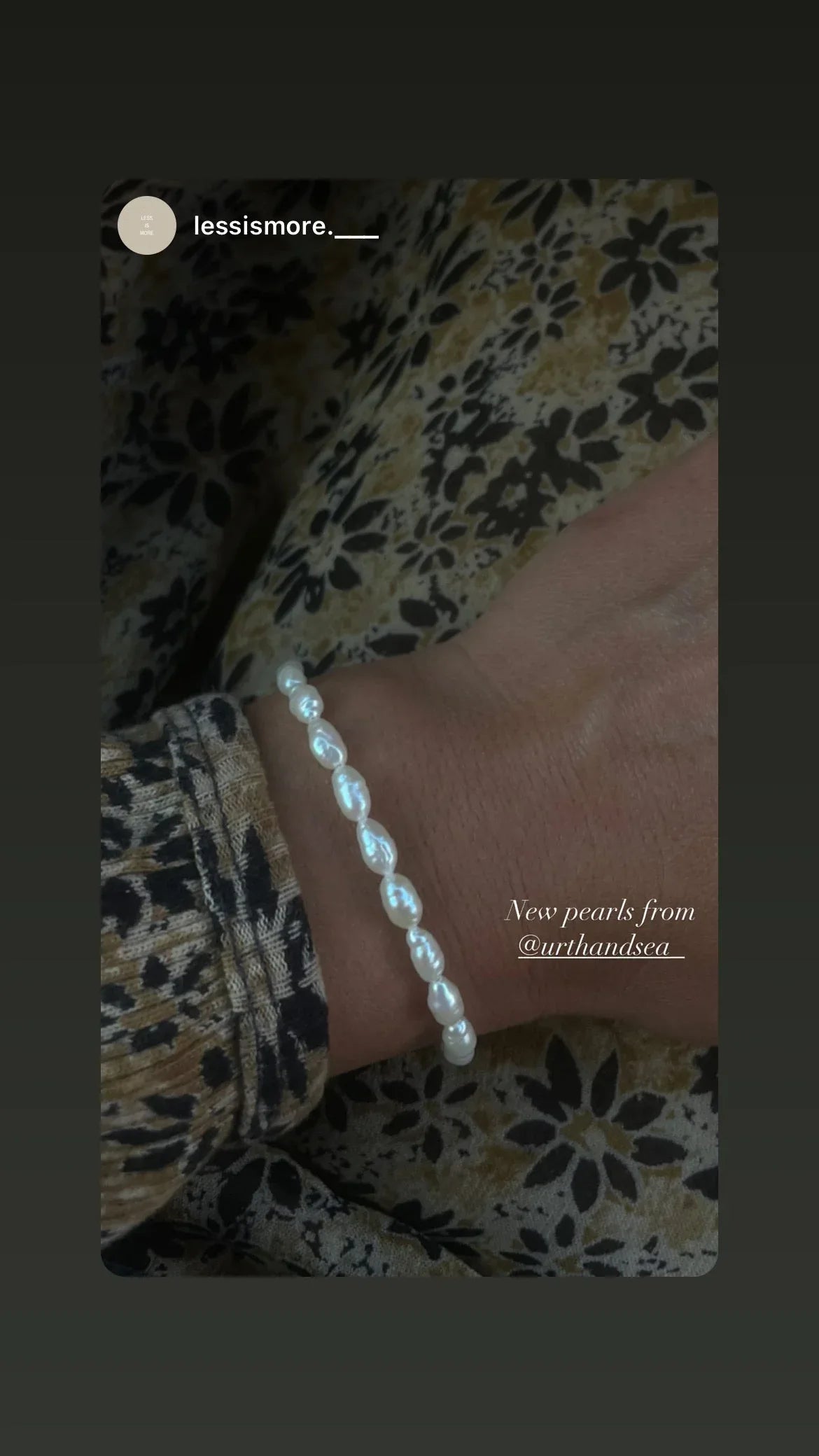Vintage Pearl Bracelet