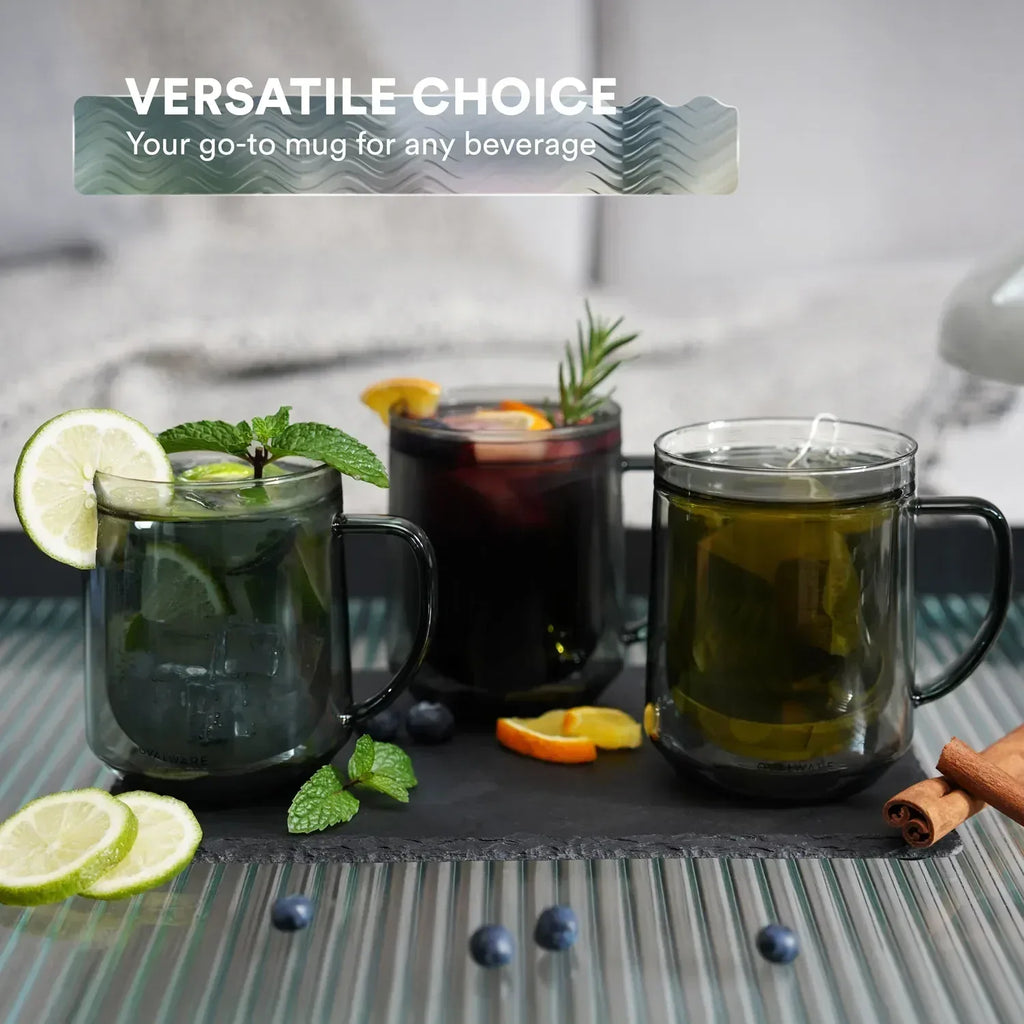 Double Wall Mug - 500ml/17oz (Set of 2)