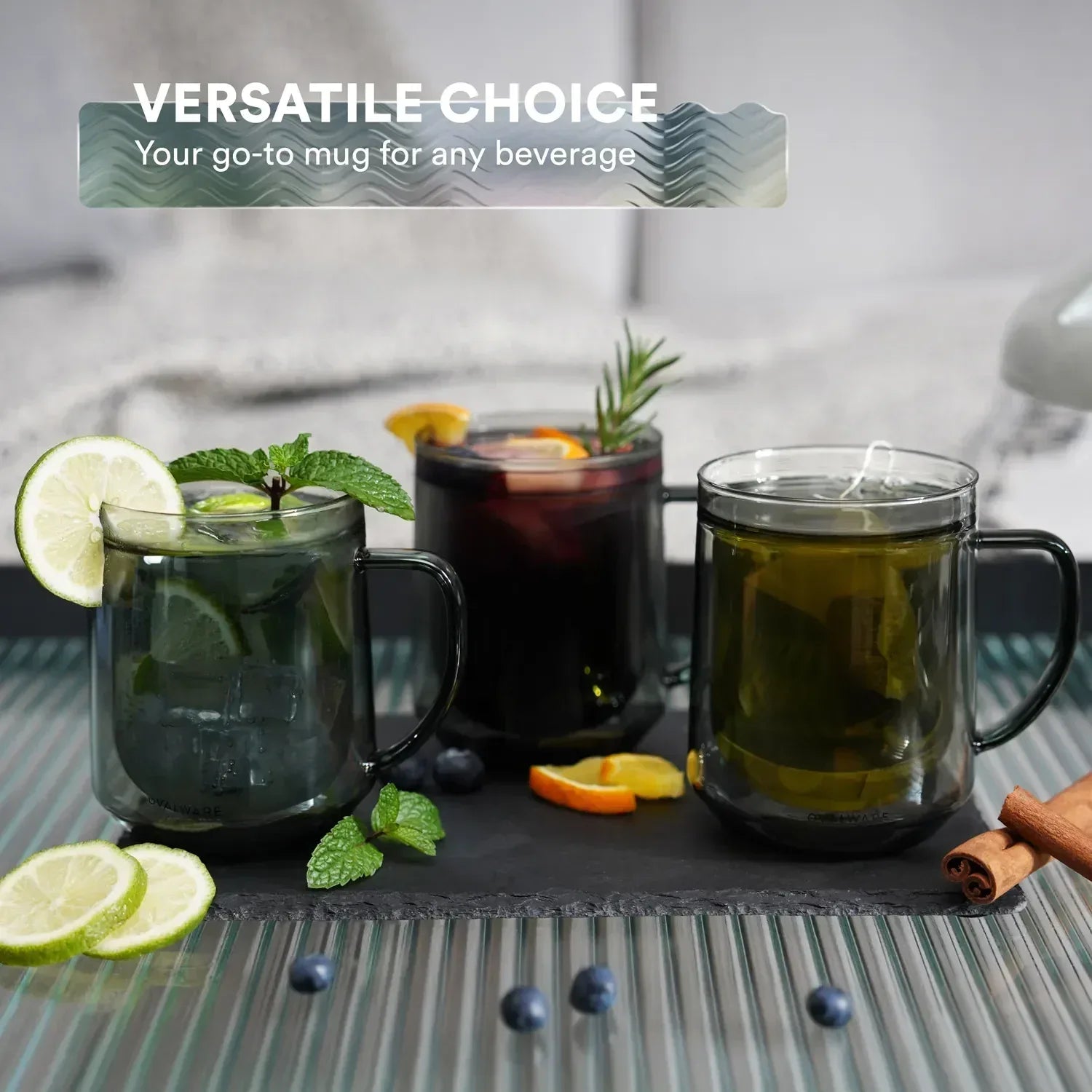 Double Wall Mug - 500ml/17oz (Set of 2)