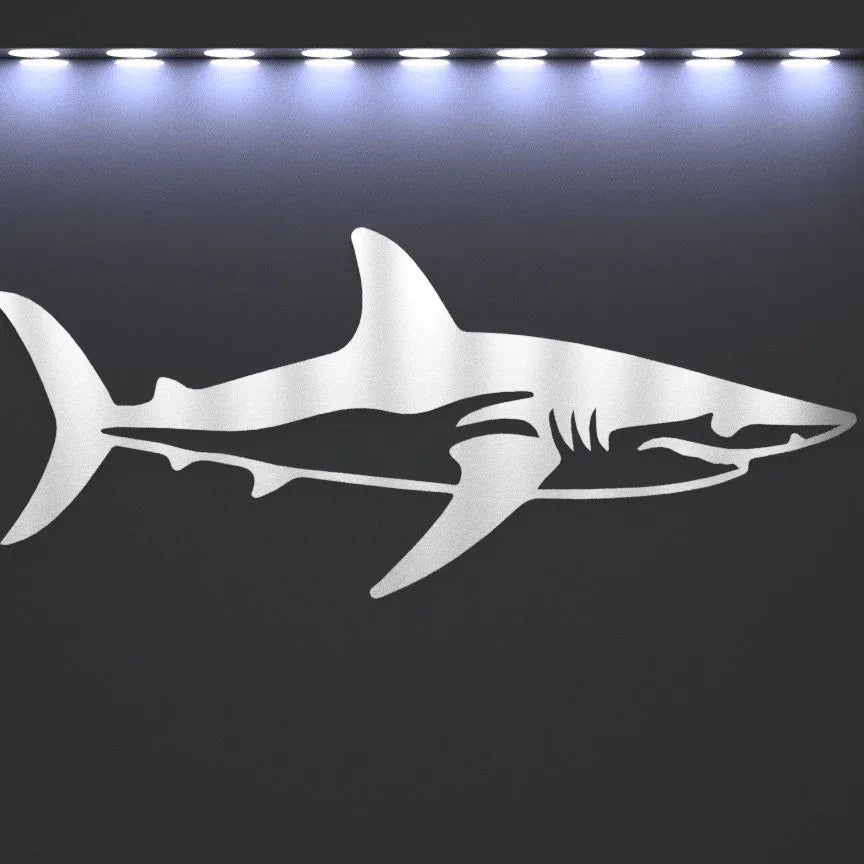 Metal Mako Shark Wall Art