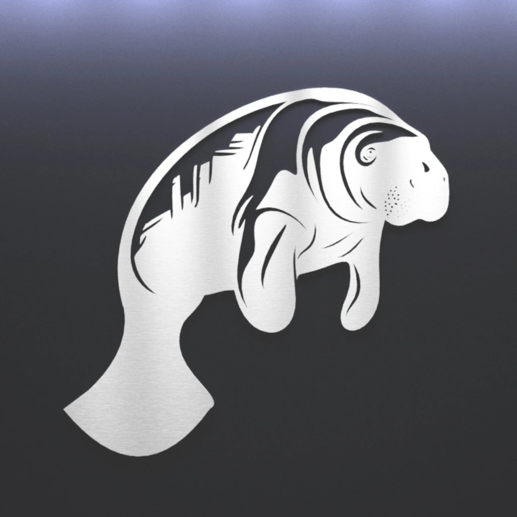 Metal Manatee Wall Art