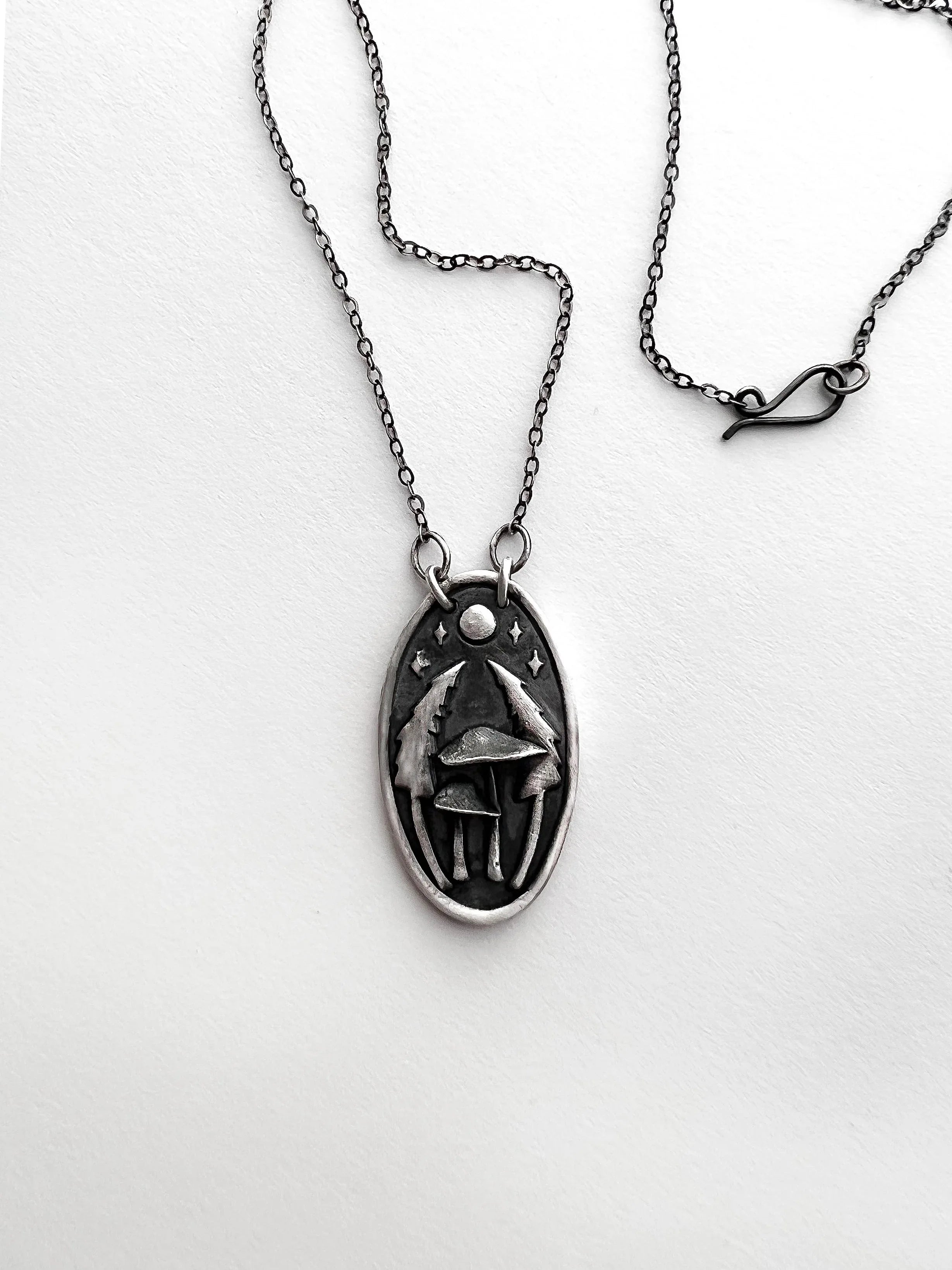 Mushrooms in the Forest Necklaces