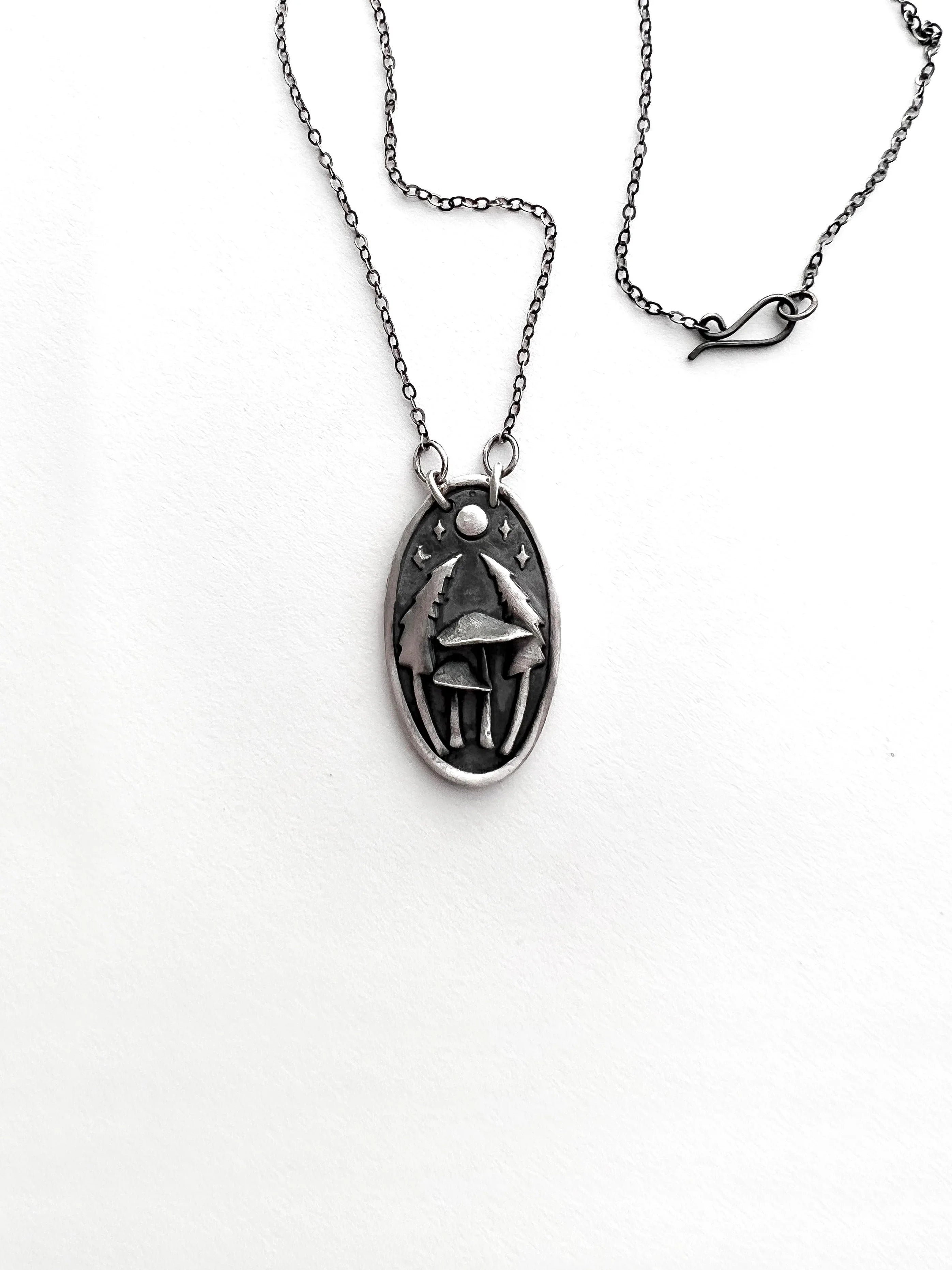 Mushrooms in the Forest Necklaces