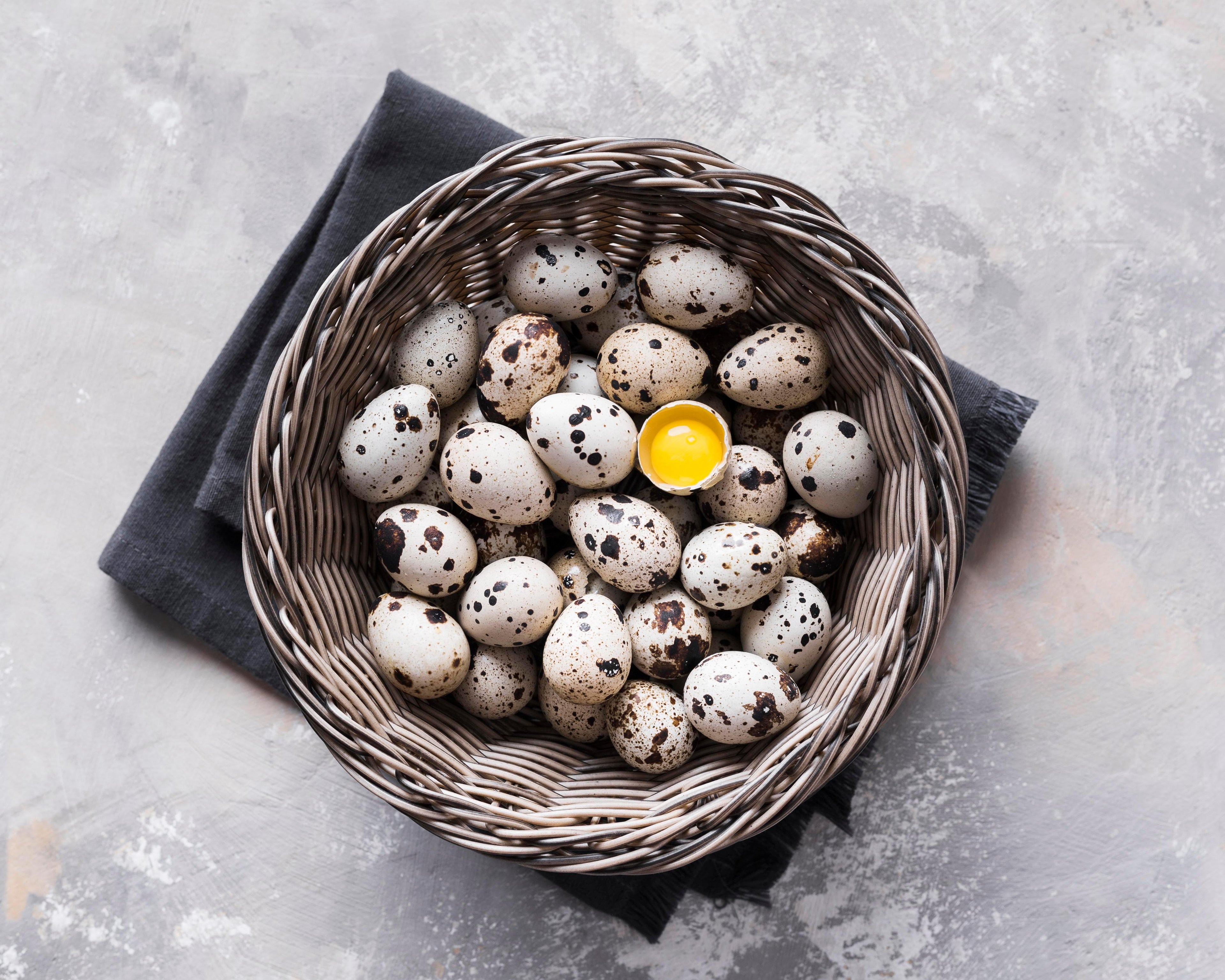 8 Dozen Farm Fresh n Tasty Organic Jumbo Quail Eggs