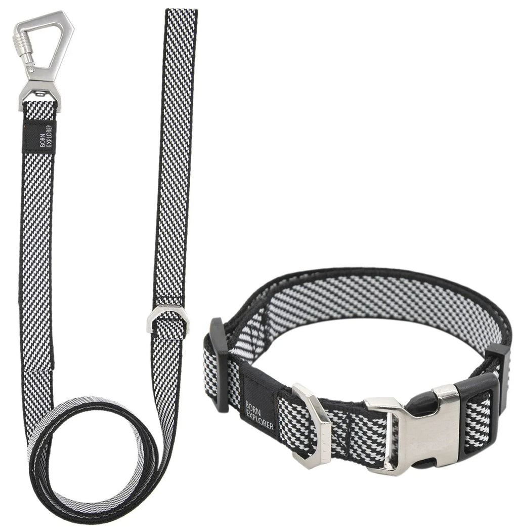 Pet Life ® 'Escapade' Outdoor Series 2-in-1 Convertible Dog Leash and Collar Gray