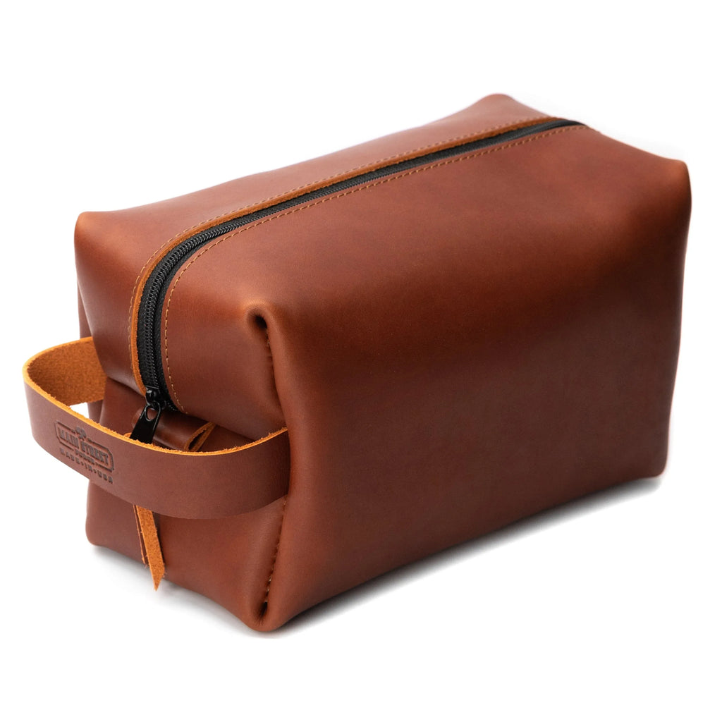Leather Toiletry Bag for Men | Dopp Kit / Travel Pack Rio Latigo