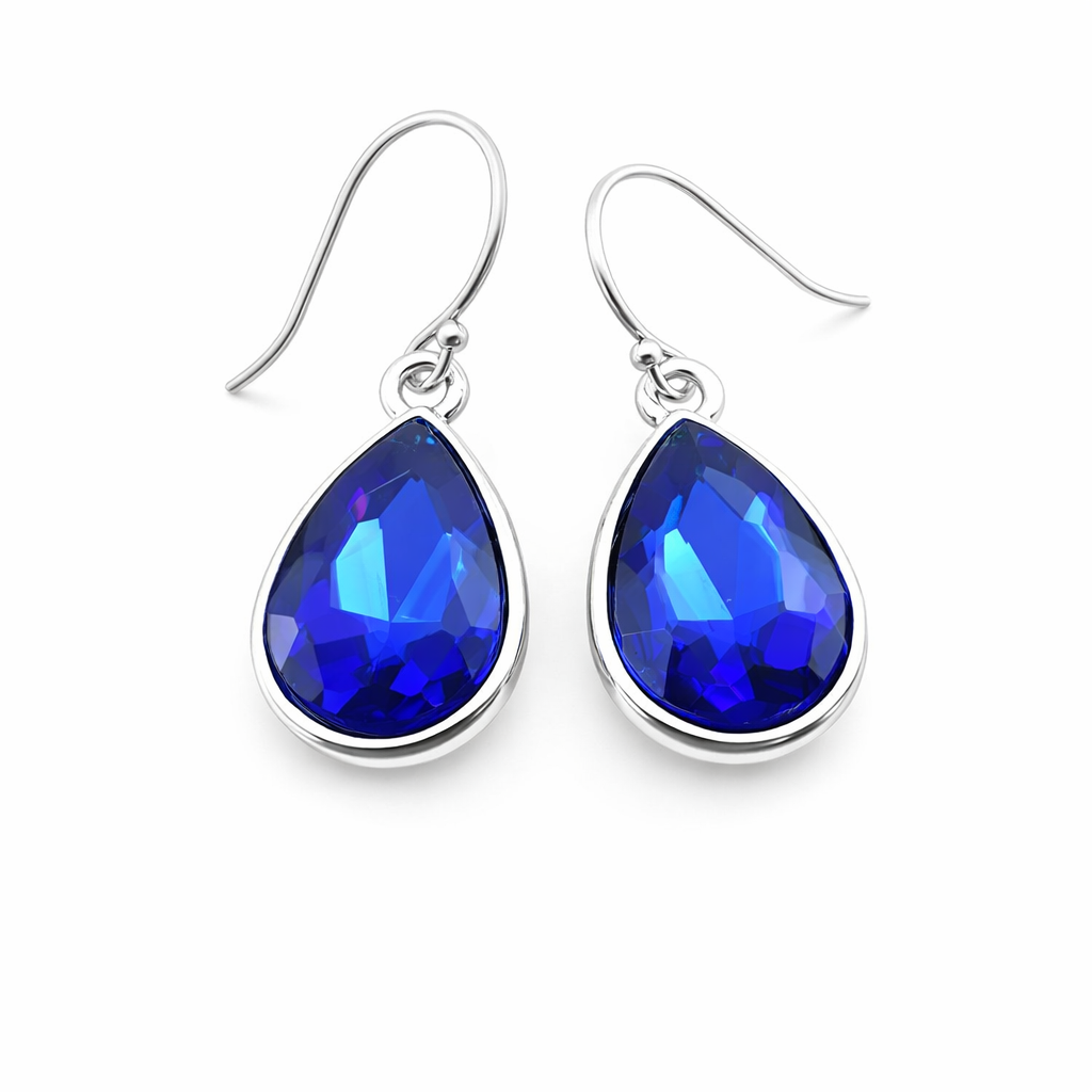 September Birthstone Earrings - Crystal Teardrop Earrings