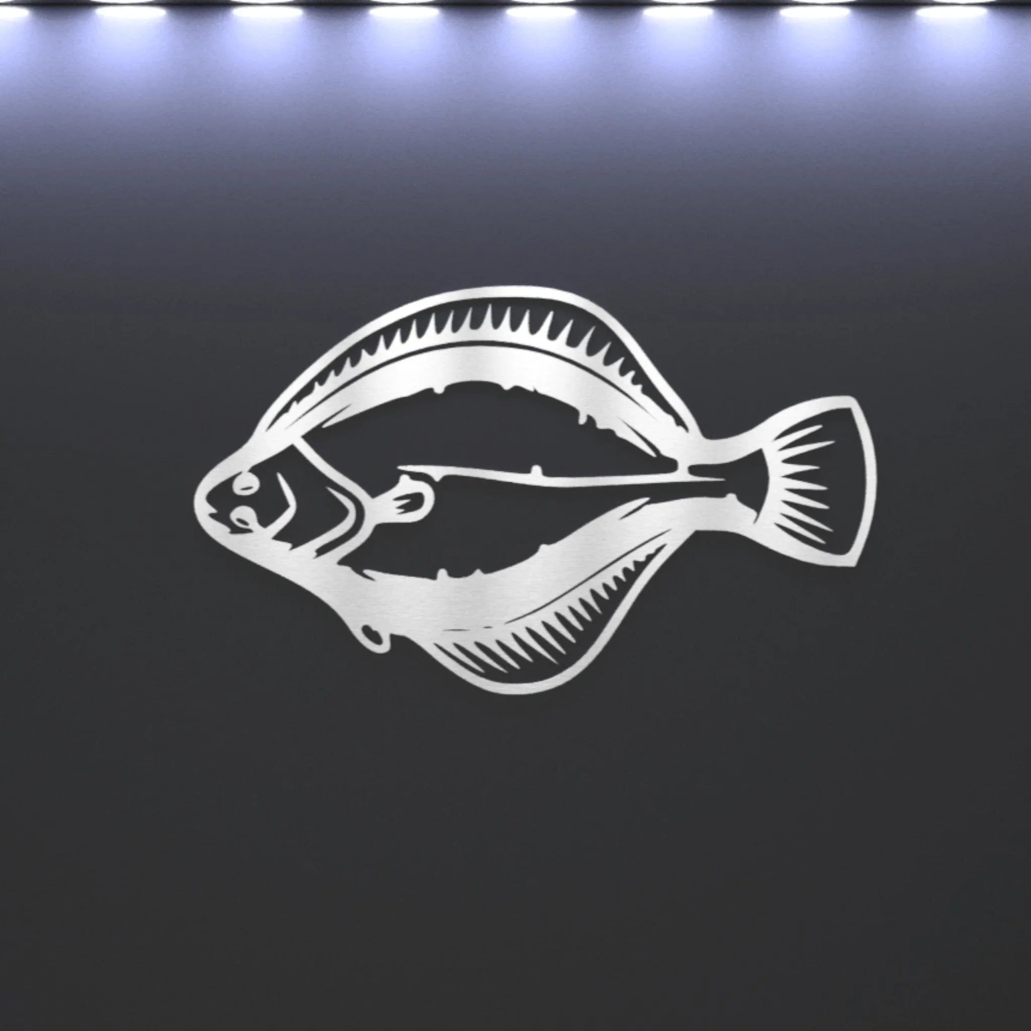 Steel Flounder / Halibut Wall Art