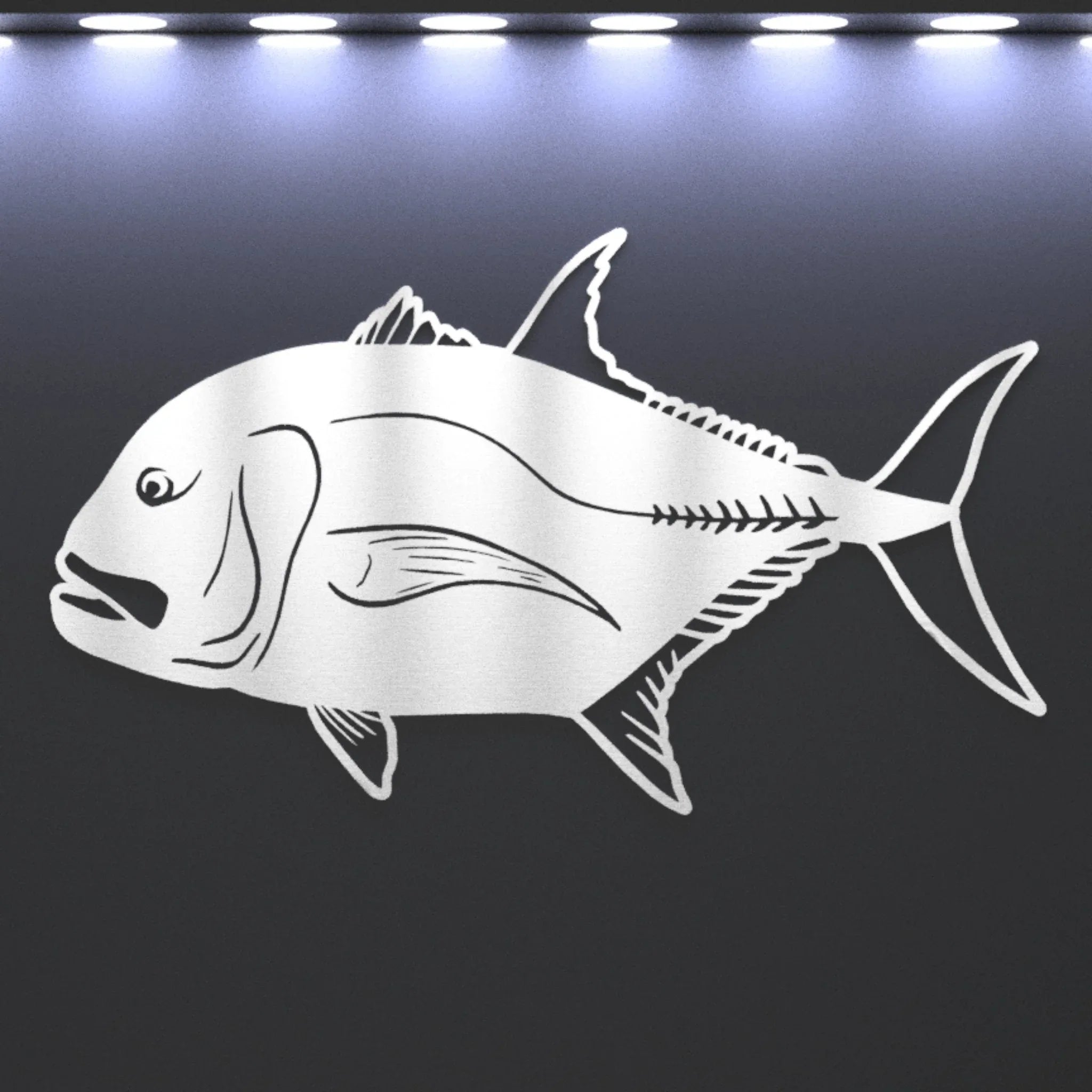 Steel Giant Trevally Wall Art