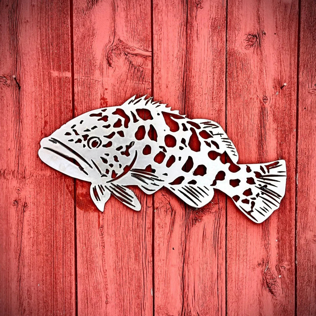 Steel Grouper Wall Art