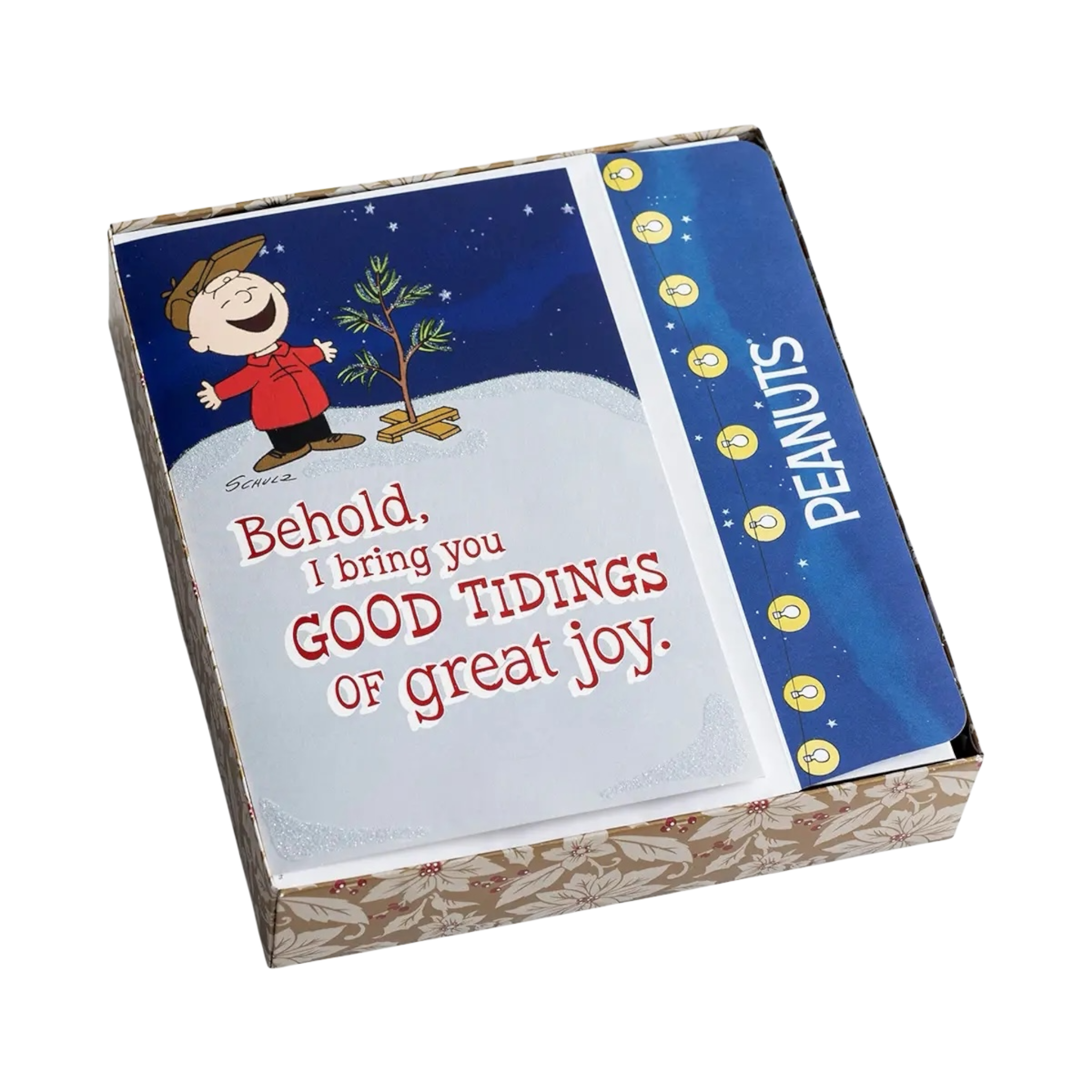 Peanuts - Good Tidings of Great Joy- 18 Christmas Boxed Cards