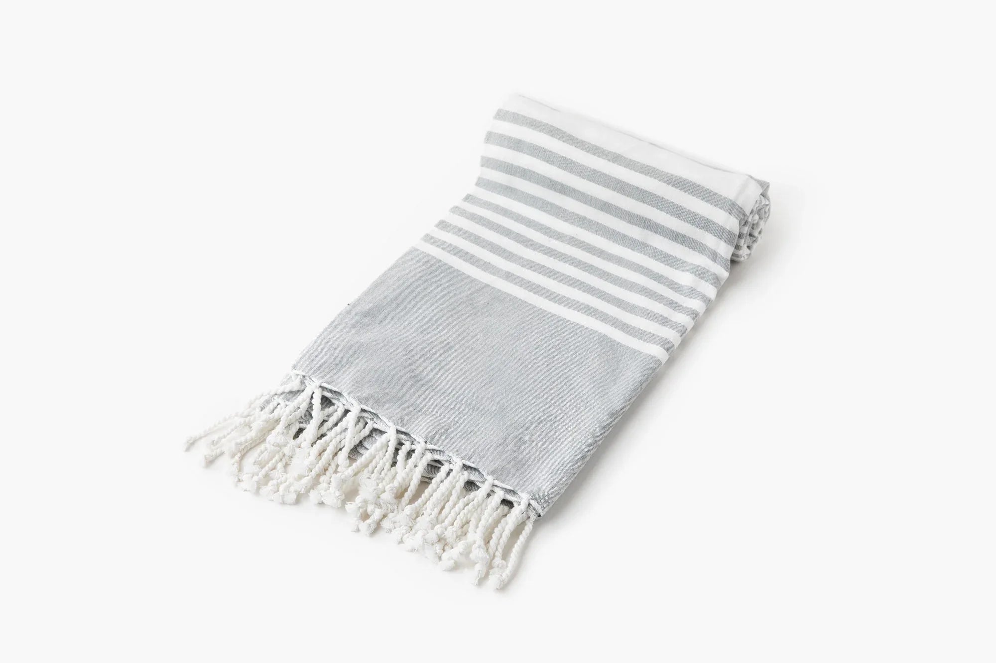 Turkish Beach Towels Silver Gray