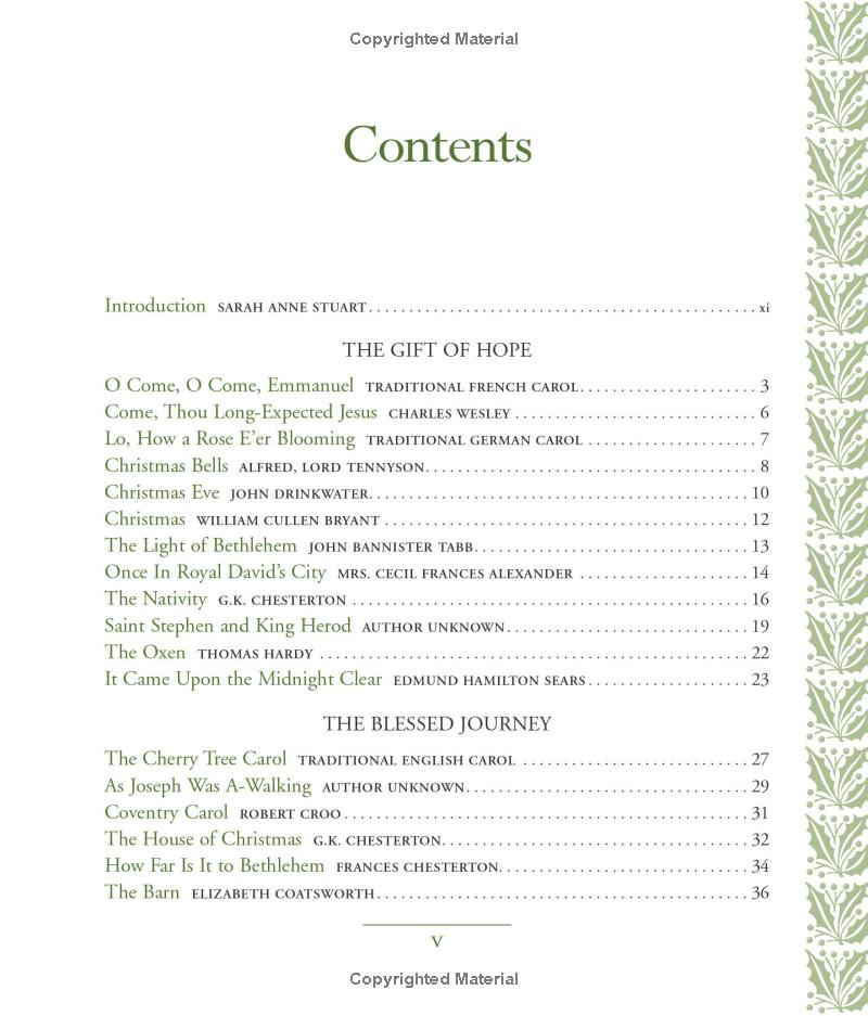 A Yuletide Treasury of Poems, Carols and Songs: Words that Celebrate the Season