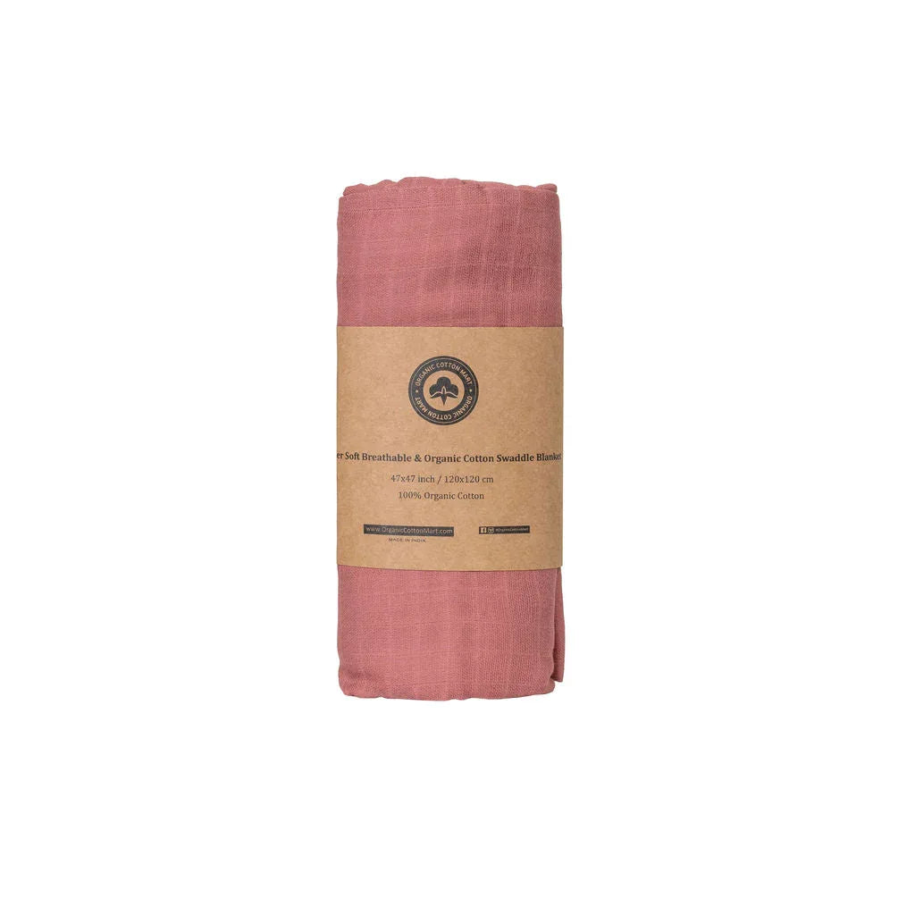 Muslin Swaddle Blankets Red