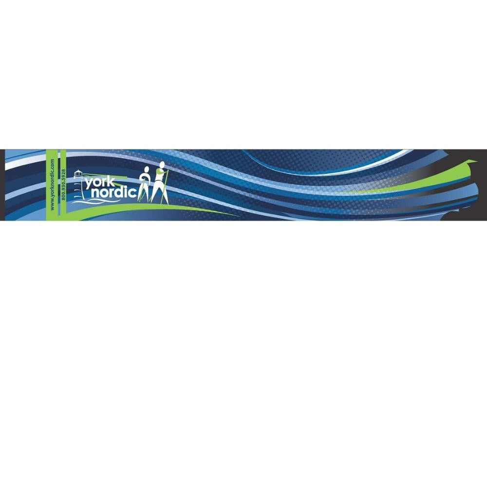 Official Nordic Walking Poles - True Nordic Glove Grip w-flip locks, detachable feet and travel bag - pair - For Heights up to 6’2”