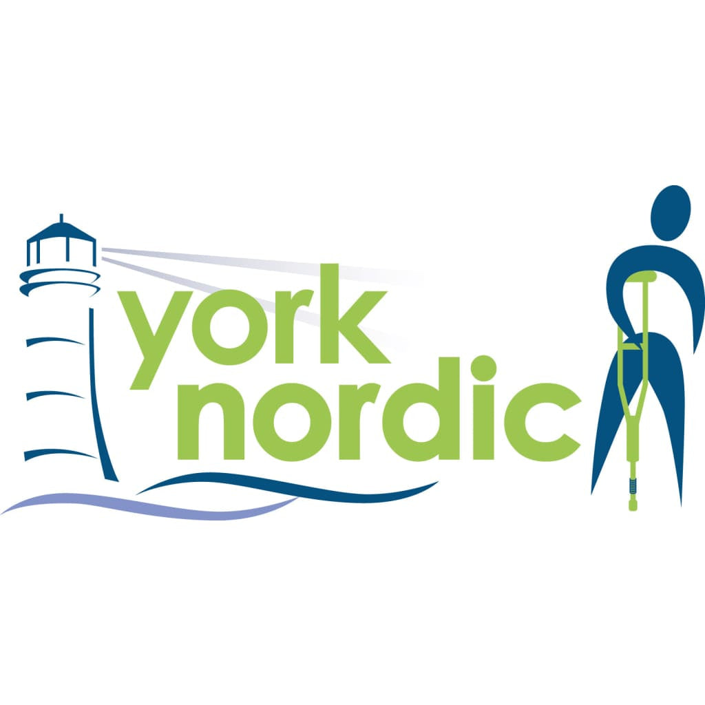 Four Pack of 1" Rubber Replacement Tips for York Nordic Spring Crutches