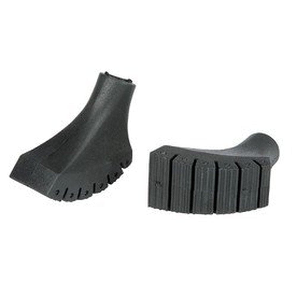 Four Pack of Nordic Style Tapered Rubber Replacement Tips for Walking and Hiking (Replacement Feet - Paws - Ferrules - Caps)   Fits All Hiking and Walking Poles